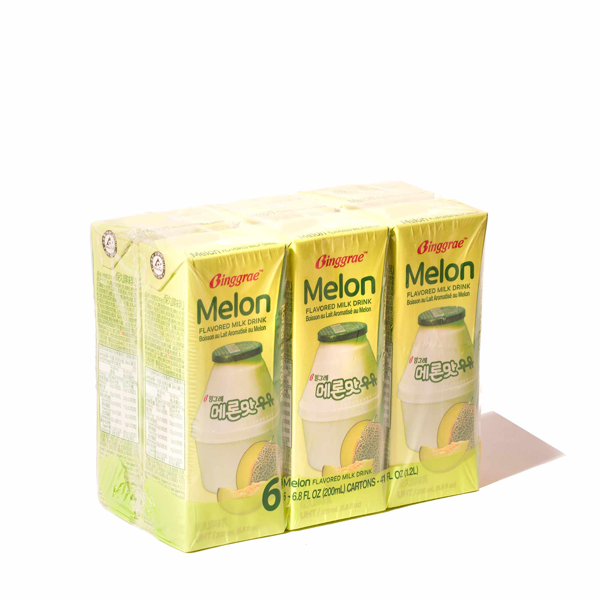 Binggrae Melone aromatisierte Milch (6-er Packung)