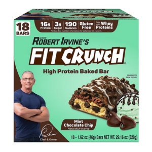Fit Crunch Snack Size Protein Bar Mint Schokoladenchip, Protein, 18 ct. – 16g