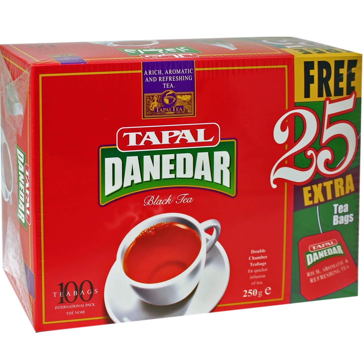 Tapal Danedar Teebeutel, 250g – 125 Teebeutel