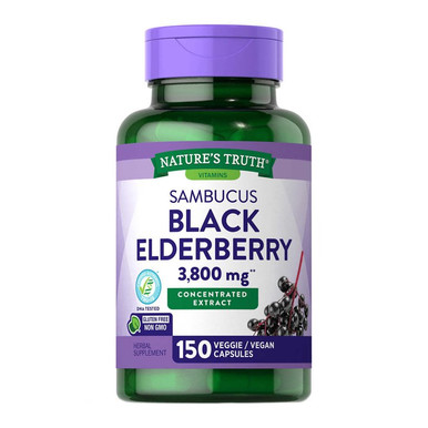 Nature's Truth Sambucus Schwarzer Holunder, 150 Kapseln