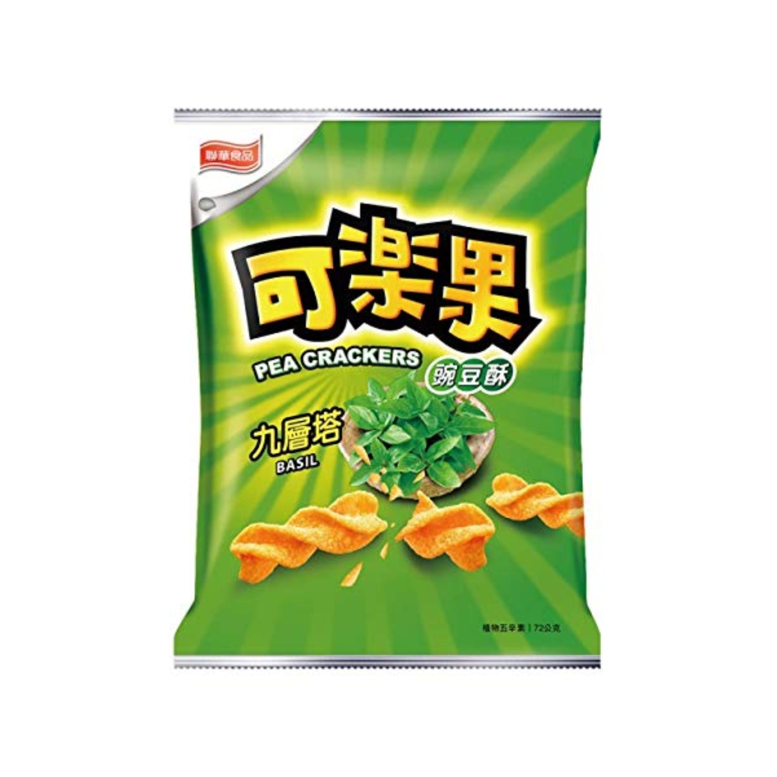 Koloko Pea Crackers Basil Geschmack (Taiwan)