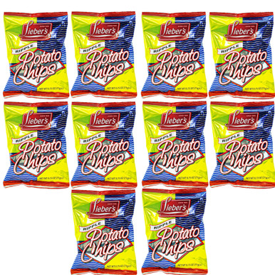 Lieber's Passah Ripple Kartoffelchips (10er Packung)