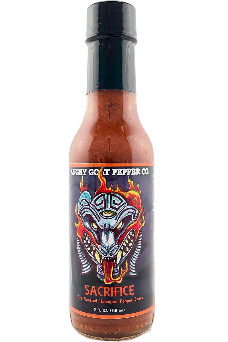 Angry Goat Pfeffer Co. Opfern Sie Chilisauce