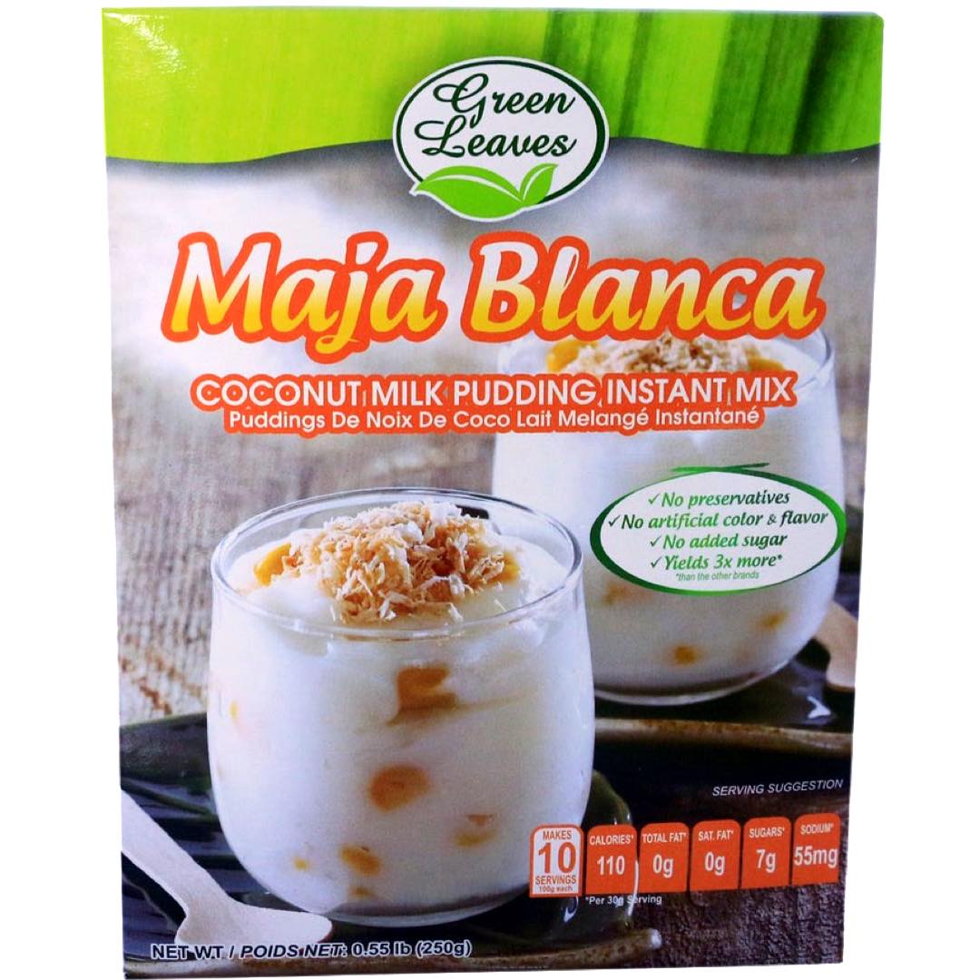 Grüne Blätter – Maja Blanca- Kokosmilch Pudding – Instant Mischung – 250 G