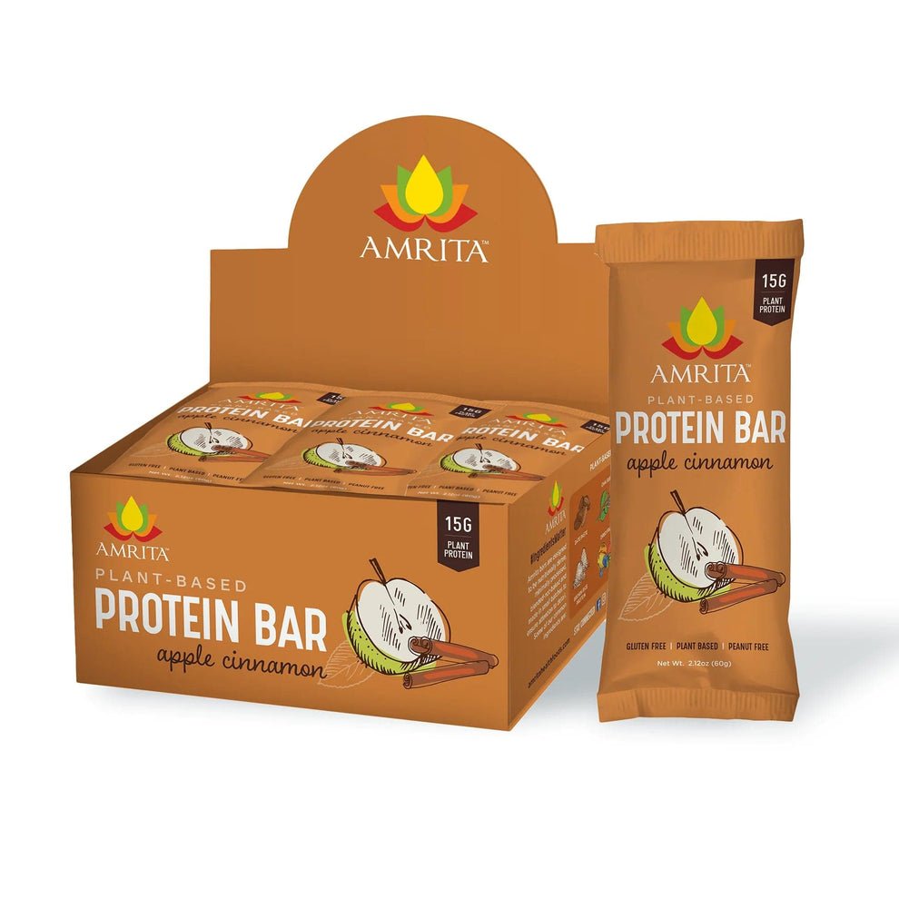 Amrita Bars Amrita Bars Glutenfreie Apfel Zimt High Protein Bars – 36 Riegel x 2,12 oz