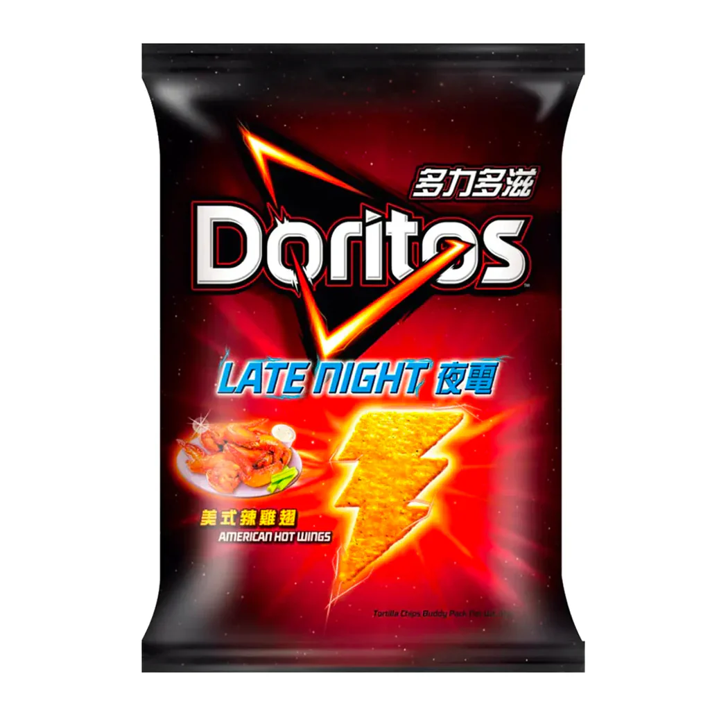 Doritos Late Night American Hähnchen Flügel 48g – TAIWAN (Fall von 12)