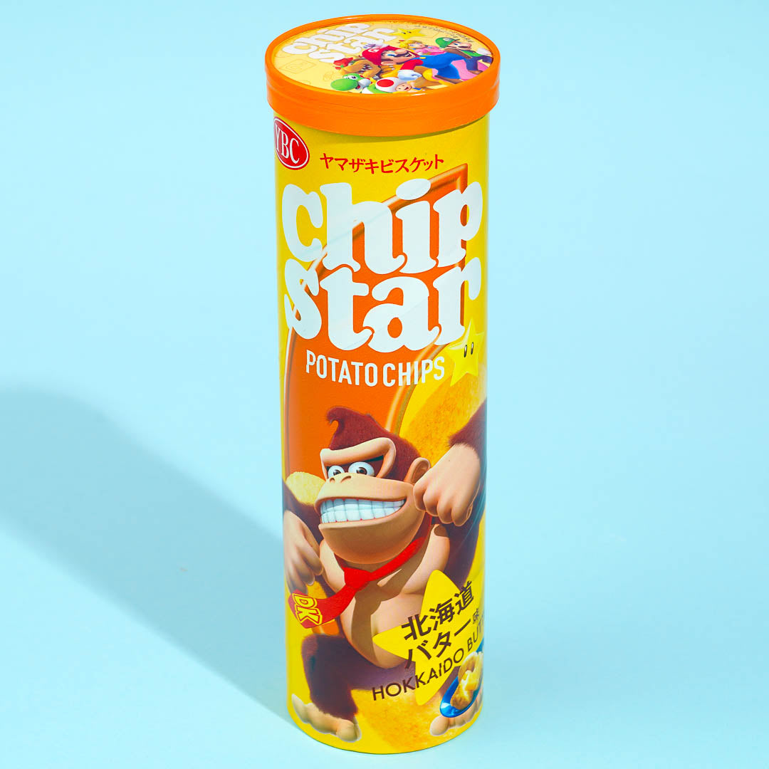 Super Mario Chip Star Kartoffelchips – Hokkaido Butter / groß