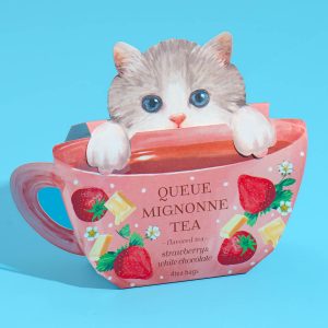 Queue Mignonne Tee – Erdbeere & weiße Schokolade
