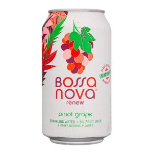Bossa Nova – Pinot Traube Schaumwasser, 96 fl oz – Packung mit 3