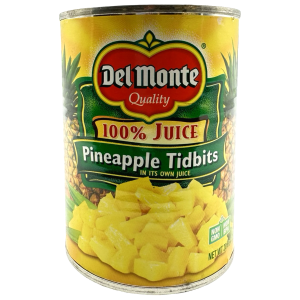 Del Monte Ananas Tidbits in 100% Ananas Saft – 20 Unzen