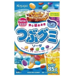 Kasugai, Tsubugumi, Tiny Soft Süßigkeiten, Limonade, 5 Geschmacksrichtungen, – 85g