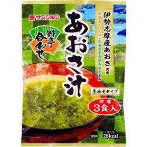 Sanjirushi, Aosajiru, Aosa Nori Miso Suppe, 3 Portionen