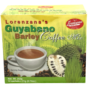 Lorenzana – Guyabano Barley Kaffeemischung – 12 Beutel x 21 g (210 g)