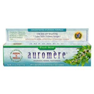 Auromere – Zahnpasta Fresh Minze, 4.16 Oz – Packung mit 1 Stück