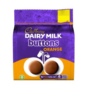 Cadbury Buttons Orange vereinigtes Königreich (Fall von 12) – 85g