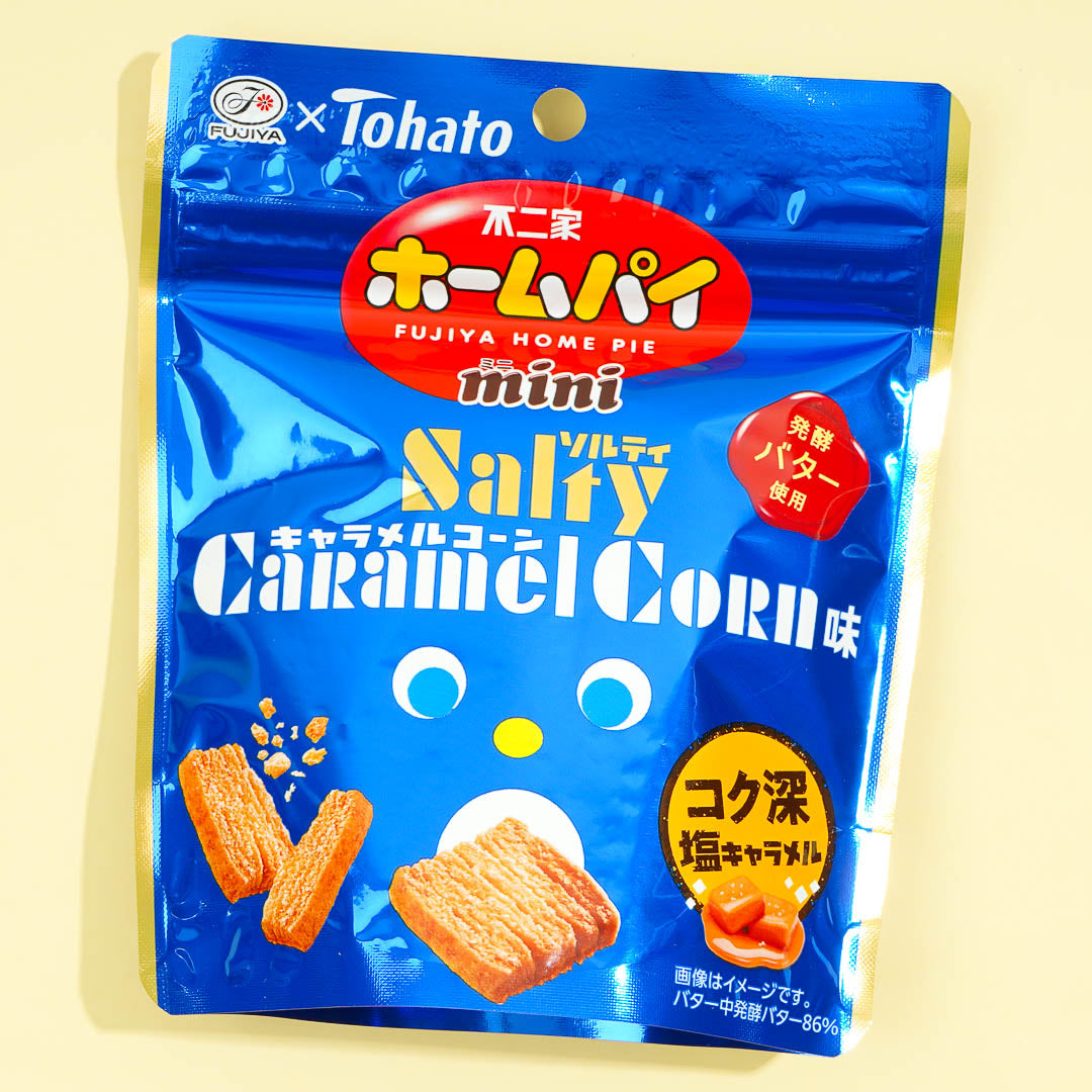 Tohato Salziger Karamell Mais x Fujiya Mini Home Kuchen Snacks