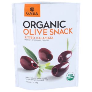Gaea North America Bio-Oliven-Snack gekauten Kalamata, 2,3 Unzen