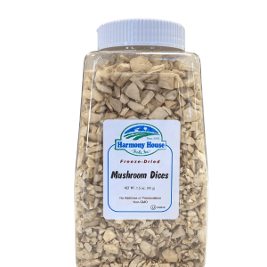 Mushroom Dices, Freeze getrocknet