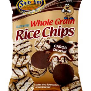 Shibolim ganze Passover Getreide Reis Chips Carob beschichtet, 3,5 Unzen.