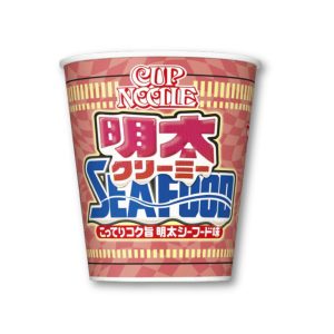 Nissin Cup Nudeln groß – Meeresfrüchte cremig Mentaiko [Limited Edition]