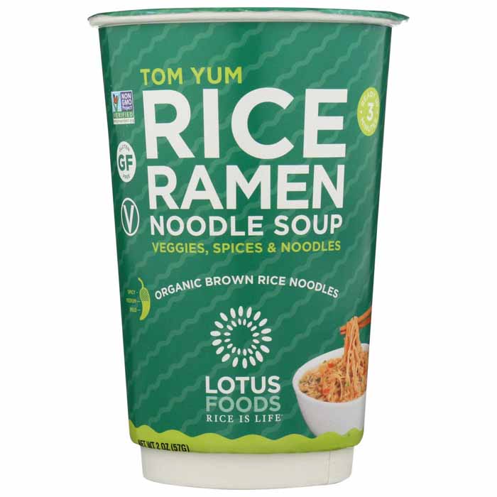Lotus Foods – Tom Yum Reis Ramen Nudelsuppe Tasse, 2 Unzen