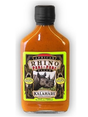 Afrikanische Nashorn Peri-Peri Xtra Hot Chilisauce, 6,75 oz