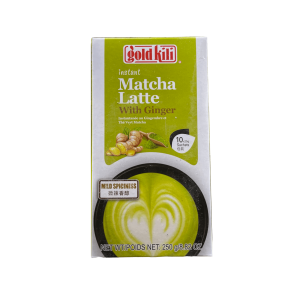 Gold-Kili Instant Matcha Latte mit Ingwer milde Würze
