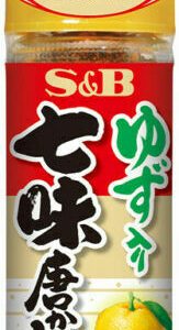 S&B , Yuzu Shichimi, Nanami, Gewürzmischung mit gefriergetrocknetem Yuzu, – 14g