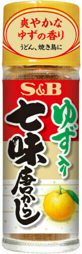 S&B, Yuzu Shichimi, Nanami, Gewürzmischung mit gefriergetrocknetem Yuzu, 14g