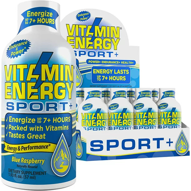Vitamin Energy Shot Energy Sport 1.93 Fo – Packung mit 12 Stück
