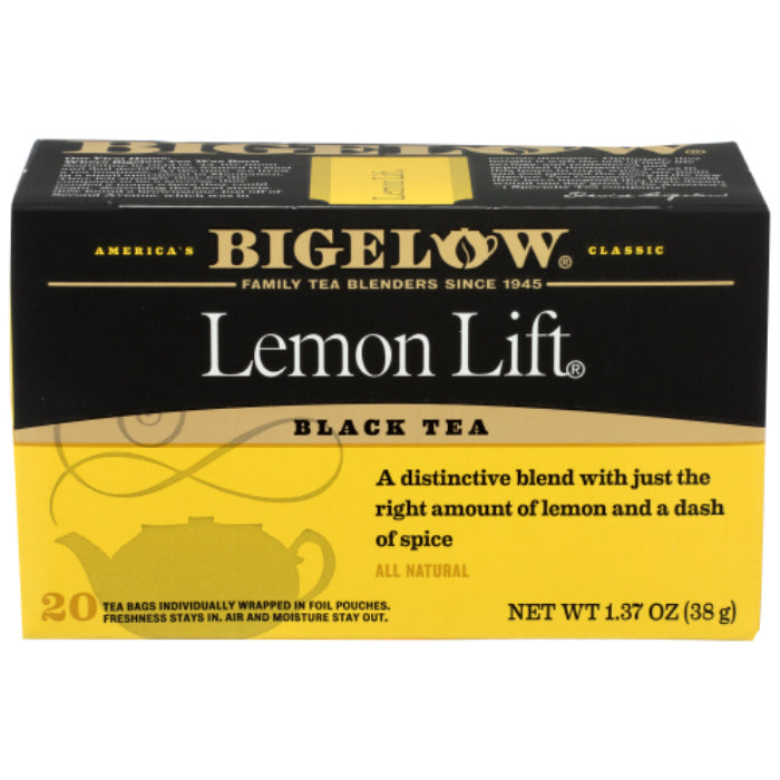 Bigelow Zitronen-Lift-Tee, 20 Beutel, 1,37 oz – Packung mit 6