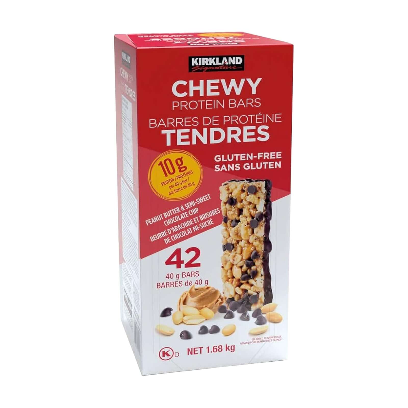 Kirkland Proteinriegel Tendres Sortiment Packung 42x40g