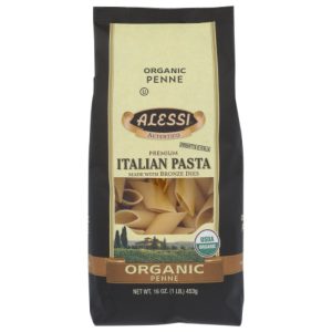 Alessi Bio Penne Pasta, 16 Oz – Packung mit 6 Stück