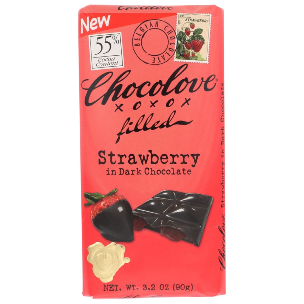 Chocolove Erdbeer-Creme in dunkler Schokolade, 3,2 Oz