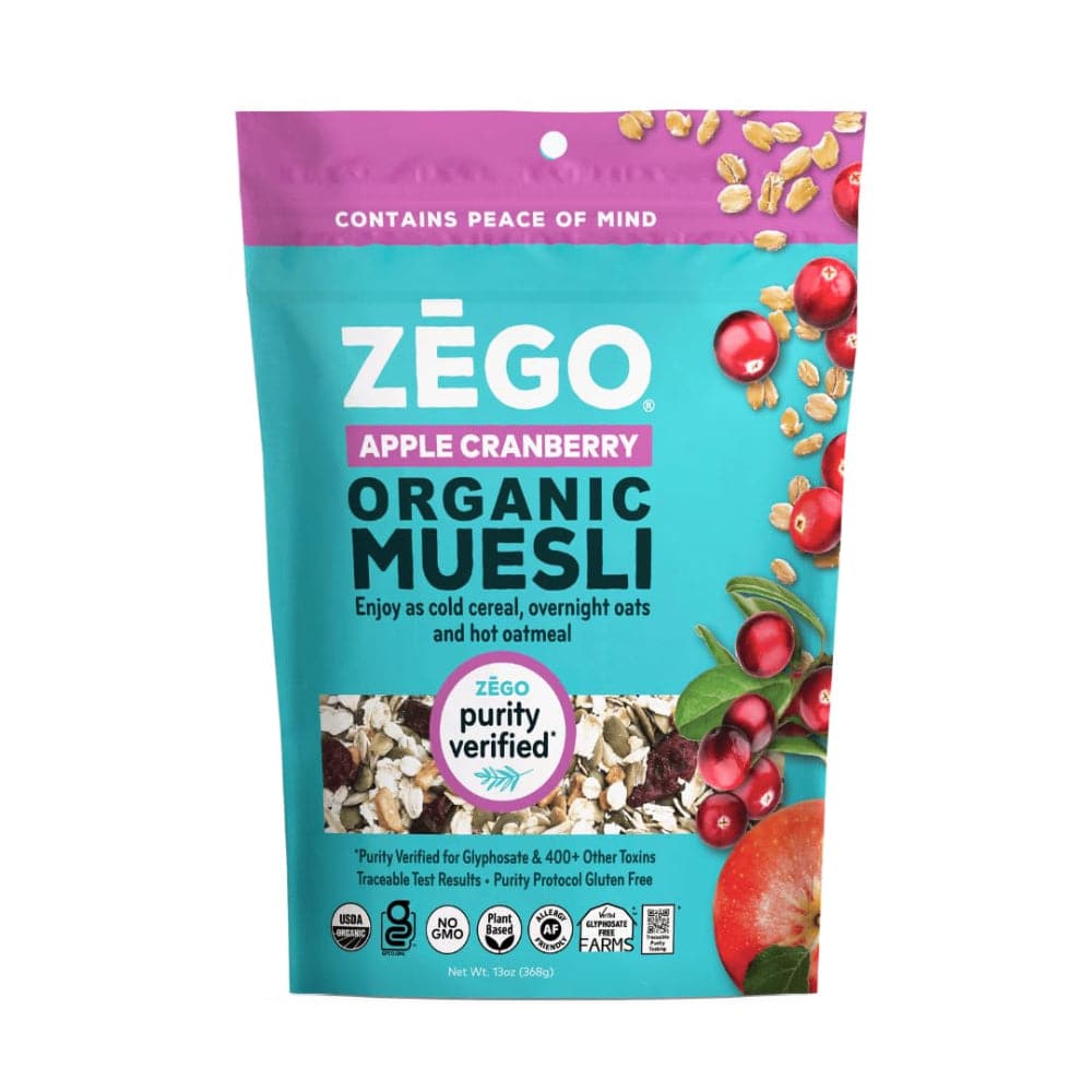 Zego – Glutenfreies Bio Müsli Apfel Cranberry