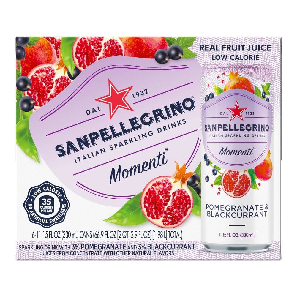 San Pellegrino sprudelnd Beverage Pomegranate & schwarze Johannisbeere
