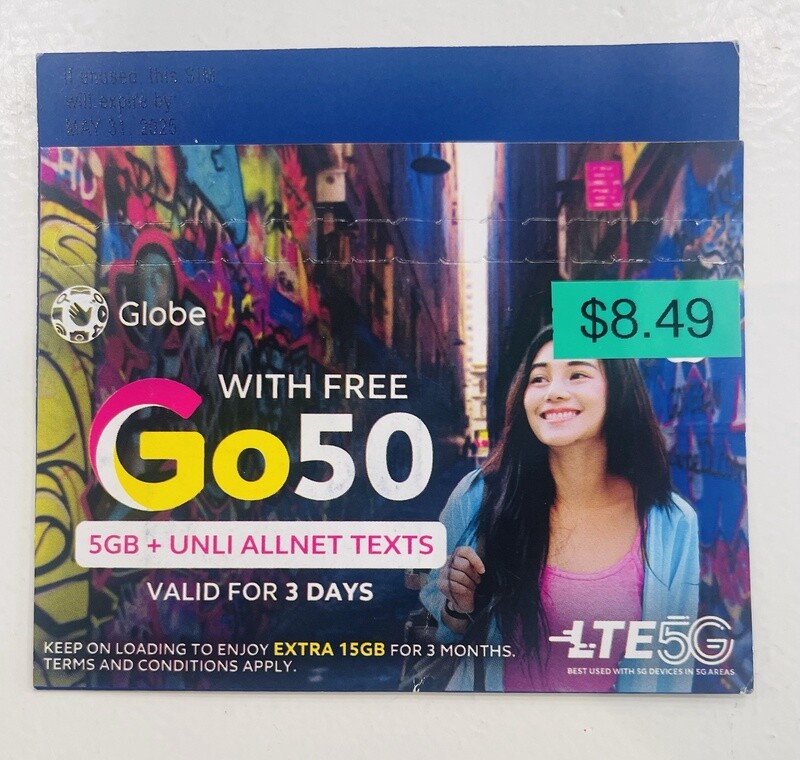 Globe Lte 5G Sim Karte
