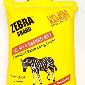 Zebra Basmati Reis – 1121 Sela XXL Parboiled Reis, (10 Lb)