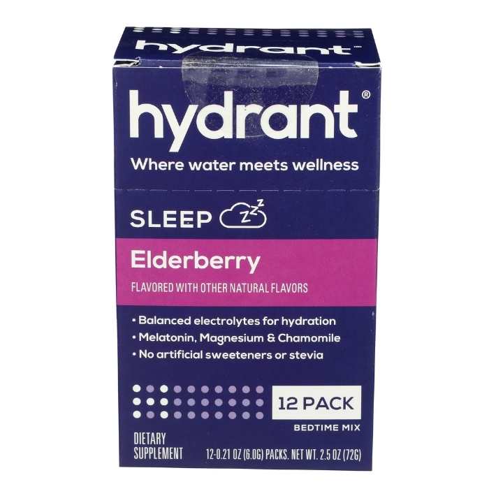 Hydrant – Sleep Holunder Hydration Mischung, 12 Beutel