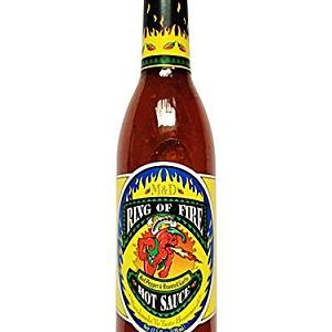 Ring aus Feuer alle Zweck roten Pfeffer geröstet Knoblauch scharfe Sauce, 12.5oz.