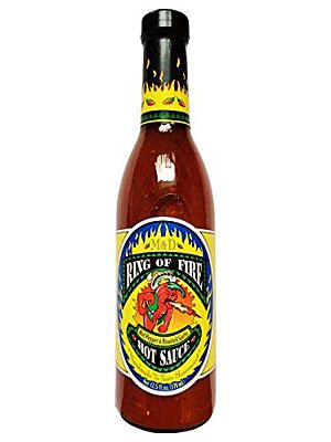 Ring Of Fire All Purpose Rot Pfeffer Geröstete Knoblauch Chilisauce, 12,5 Unzen