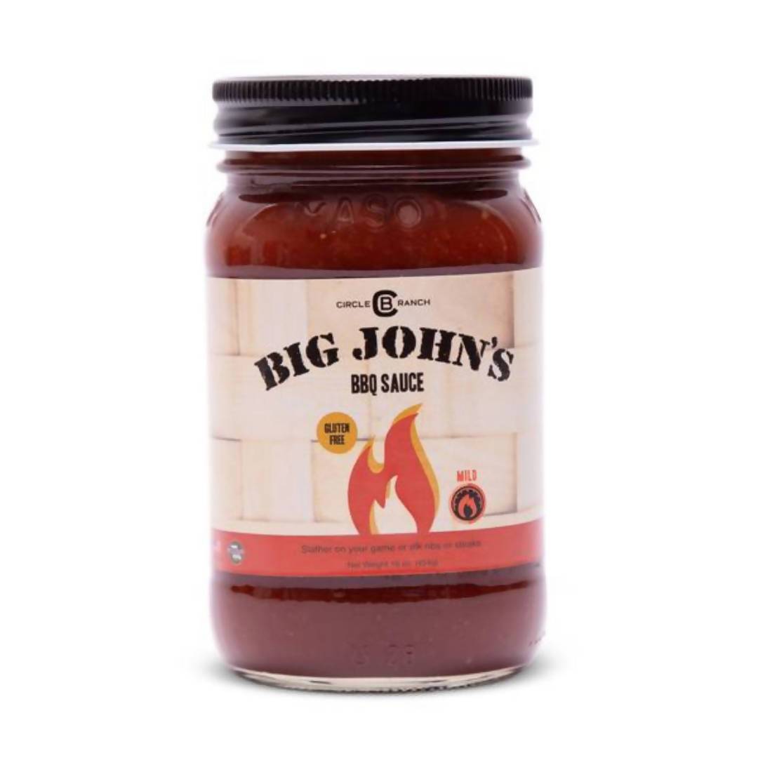 Große John's Grillsauce Gläser – 12 x 16oz