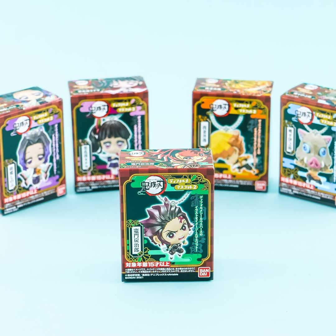 Demon Slayer Mini Figur Charme mit Gummi