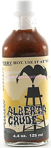 Alberta Crude scharfe Sauce, 4,4 Unzen.