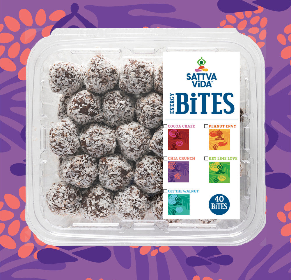 Sattva Vida Chia Crunch Energy Bites Box – insgesamt 40 Bites