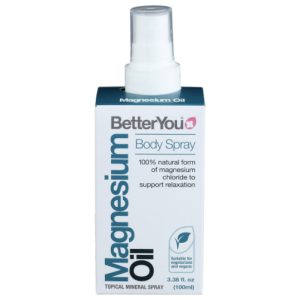 Betteryou – Spray Körper Magnesiumöl, 3.38 Fl Oz – Packung mit 1