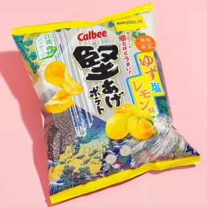 Calbee Kataage Kartoffelchips – Salz yuzu Zitrone