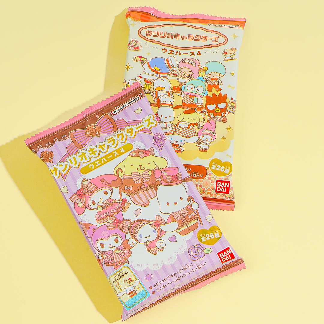 Sanrio Charaktere Cafe Waffel mit Sammlerkarte