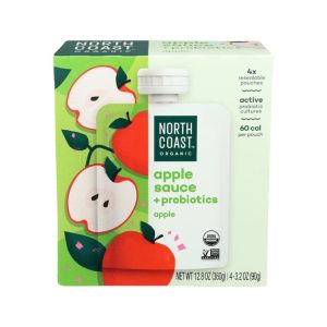 North Coast – Bio Probiotischer Apfelsoße Beutel 12.8 OZ – (6er Packung)