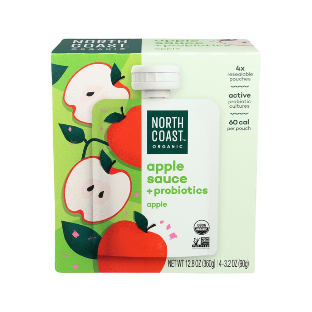 North Coast – Bio Probiotischer Apfelsoße Beutel 12.8 OZ – (6er Packung)